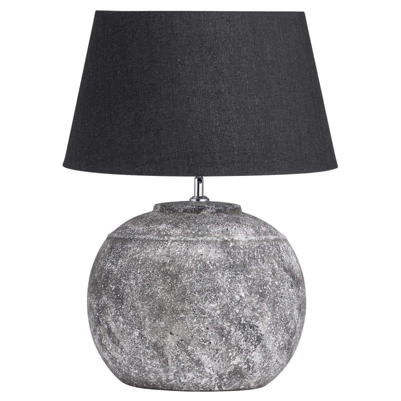 Regola Aged Stone Ceramic Table Lamp